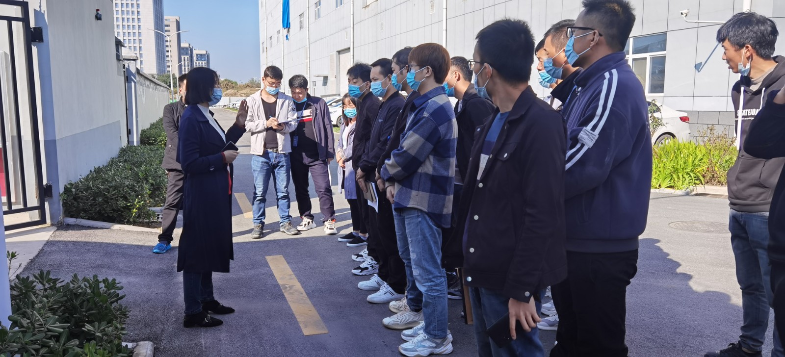 LEwin乐玩微电动力部组织开展化学品泄漏应急演练